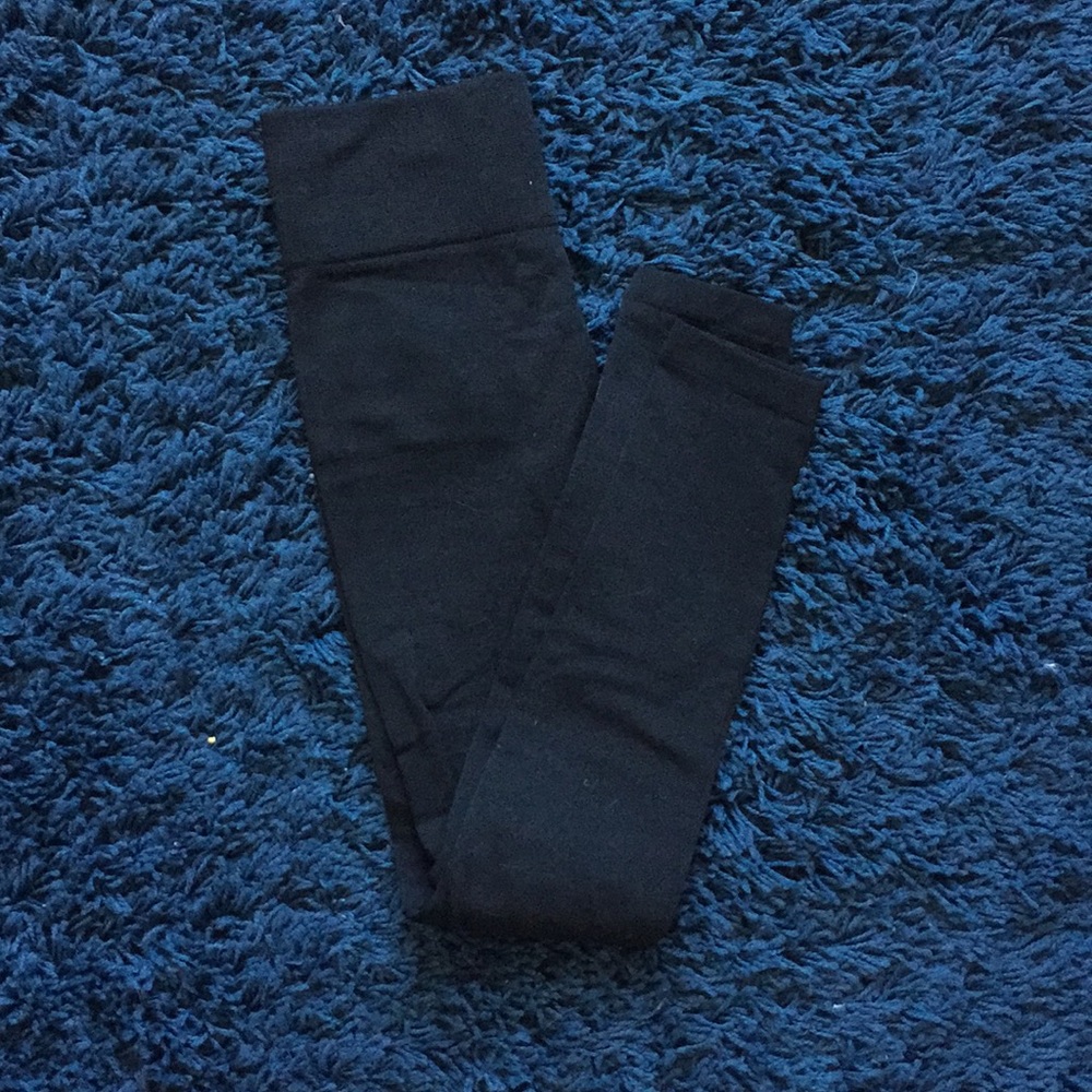 Eye Candy Black Fleece-Lined Leggings
